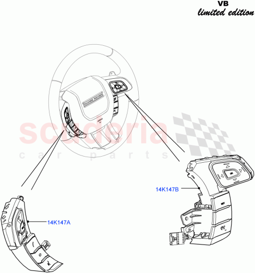 Part Diagram for Land Rover LR043615