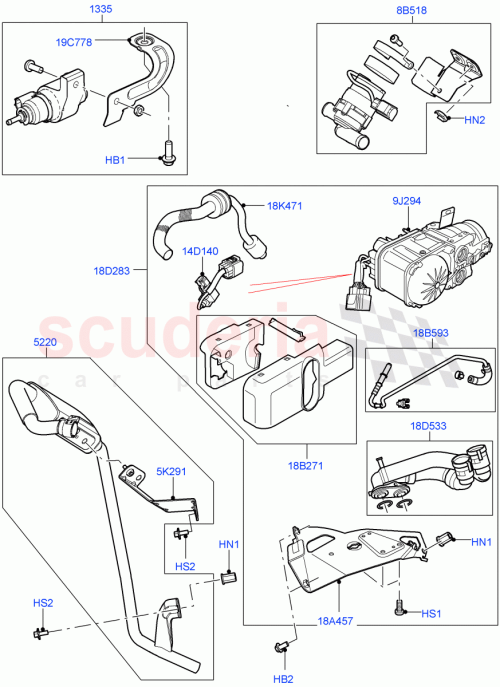 Part Diagram for Land Rover LR033409