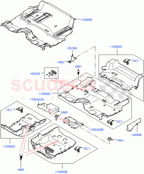 Part Diagram for Land Rover LR081422
