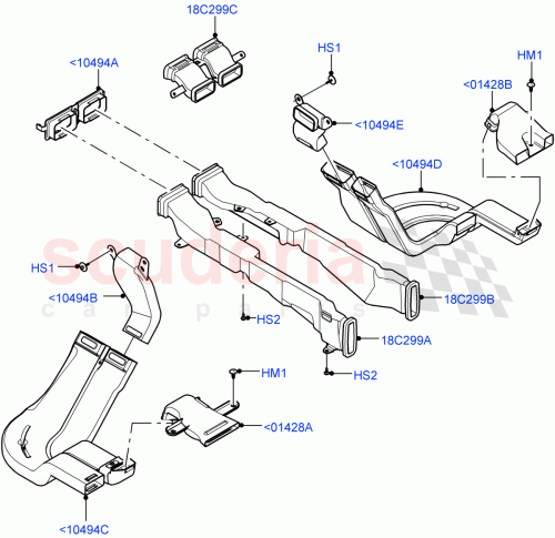 Part Diagram for Land Rover LR142254