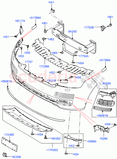 Part Diagram for Land Rover LR044734