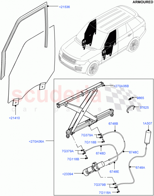 Part Diagram for Land Rover LR128369