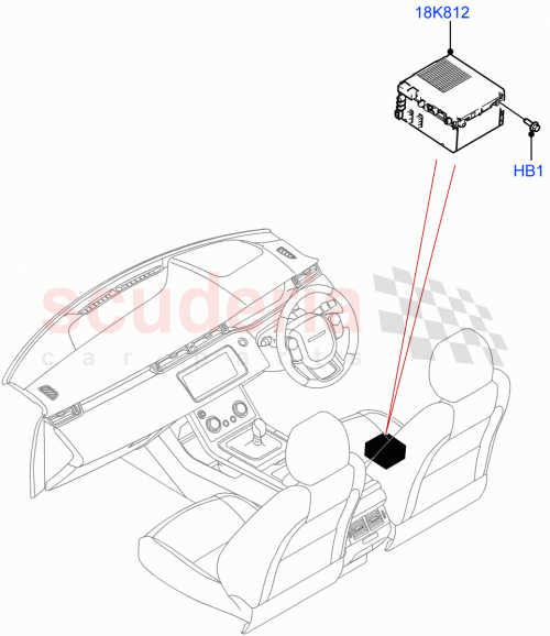 Part Diagram for Land Rover LR128189