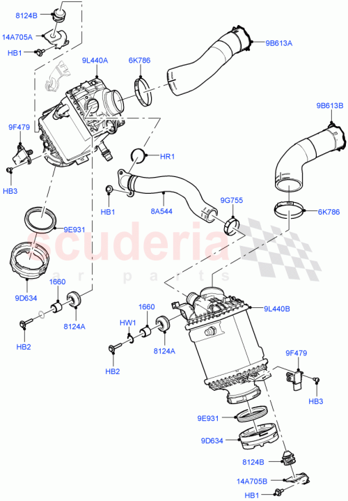 Part Diagram for Land Rover LR158565