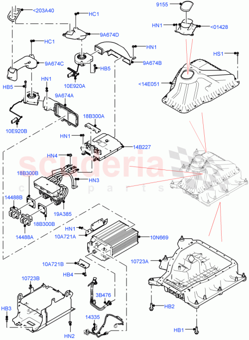Part Diagram for Land Rover 433123464