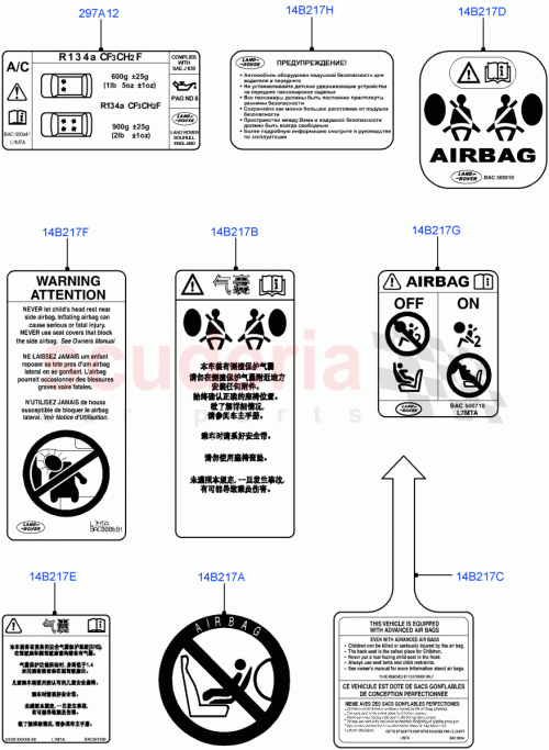 Part Diagram for Land Rover BAC501210