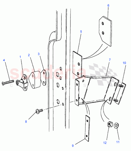Part Diagram for Land Rover MRC9431