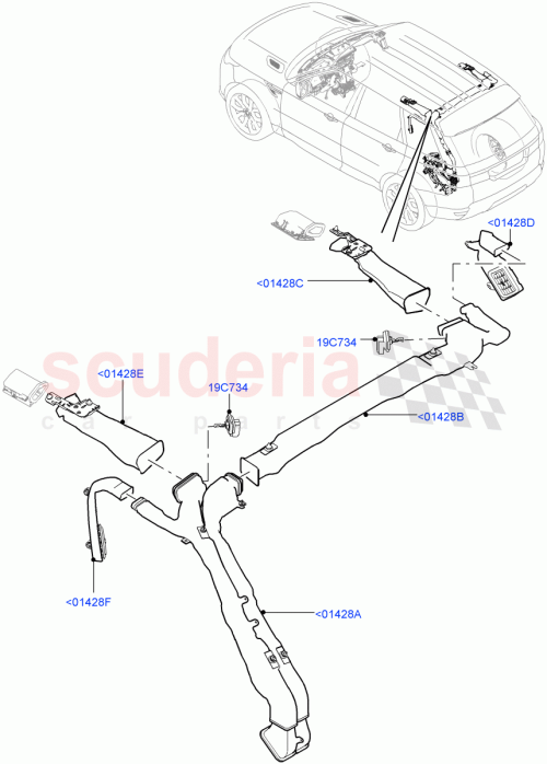 Part Diagram for Land Rover LR046236