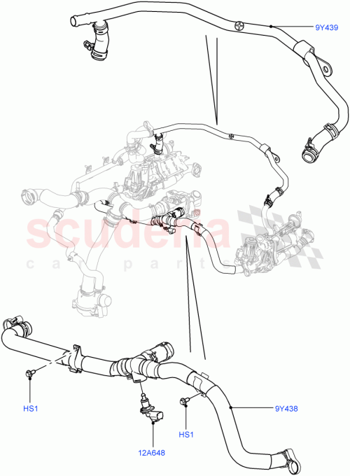 Part Diagram for Land Rover LR045805