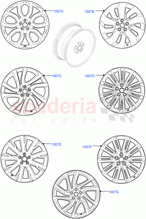 Part Diagram for Land Rover LR081582