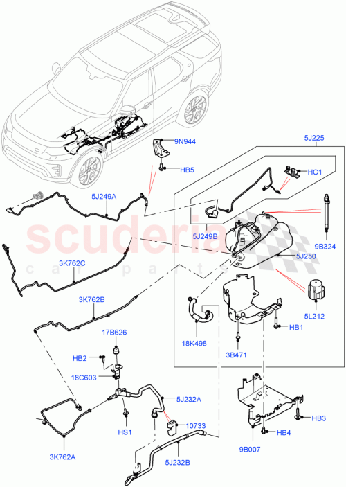 Part Diagram for Land Rover LR137513