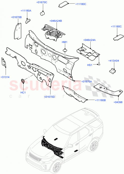 Part Diagram for Land Rover LR081877