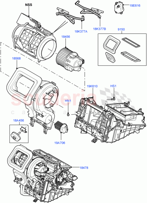 Part Diagram for Land Rover LR123797