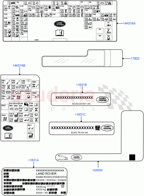 Part Diagram for Land Rover LR076623