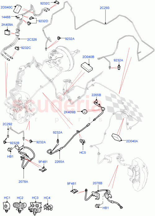 Part Diagram for Land Rover LR100776