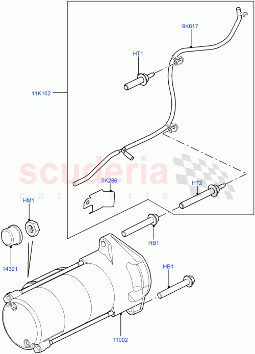 Part Diagram for Land Rover LR020516