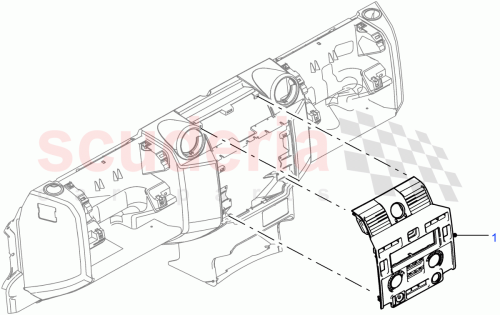 Part Diagram for Land Rover LR017448
