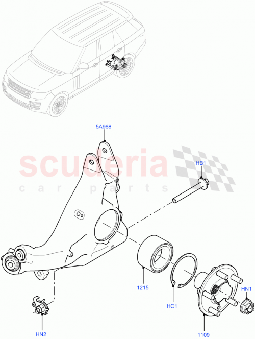 Part Diagram for Land Rover LR161093