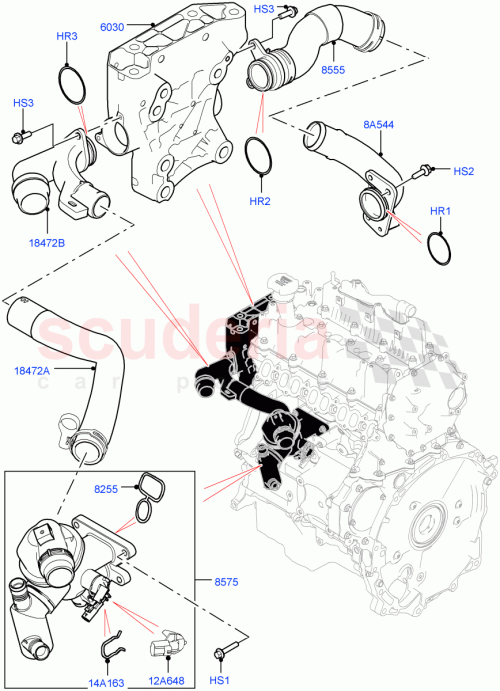 Part Diagram for Land Rover VYP500080