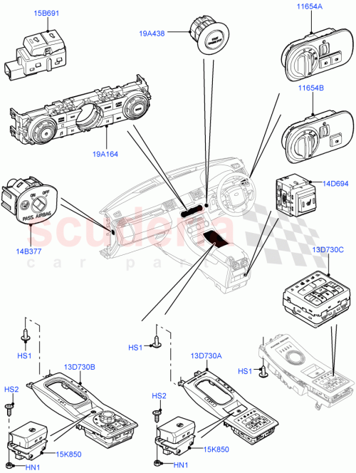 Part Diagram for Land Rover LR020066