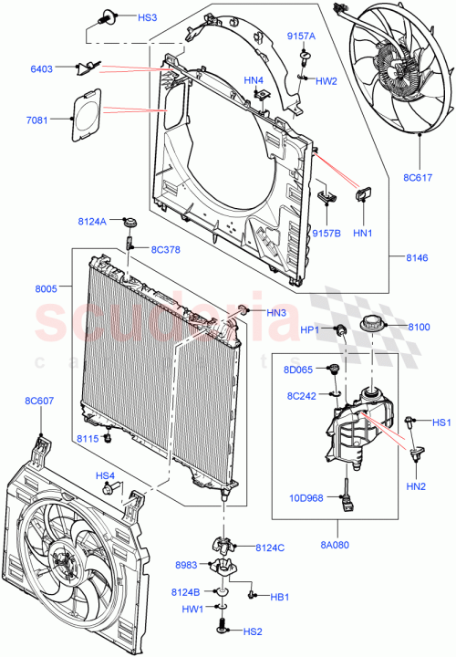Part Diagram for Land Rover LR129323