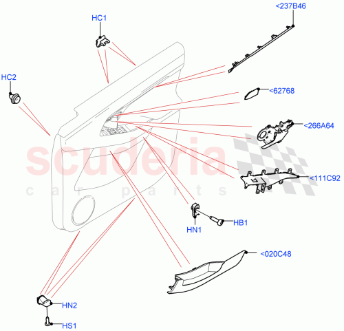 Part Diagram for Land Rover LR155413