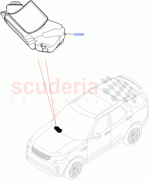 Part Diagram for Land Rover LR141832