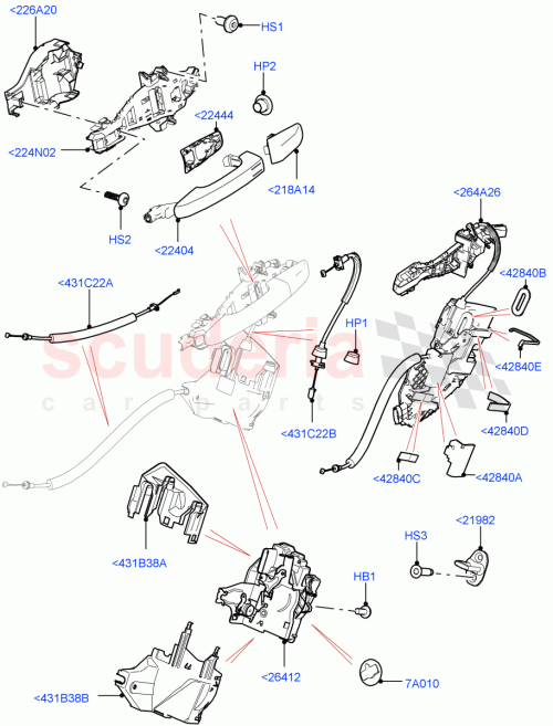 Part Diagram for Land Rover LR125225