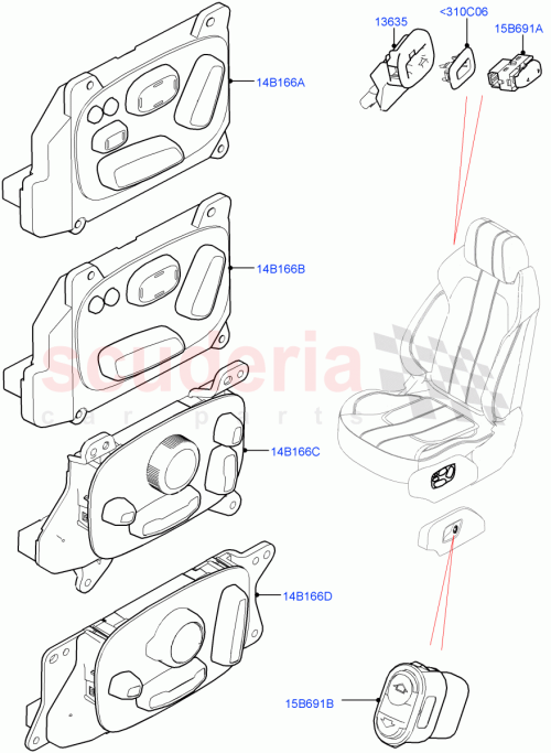 Part Diagram for Land Rover LR042333