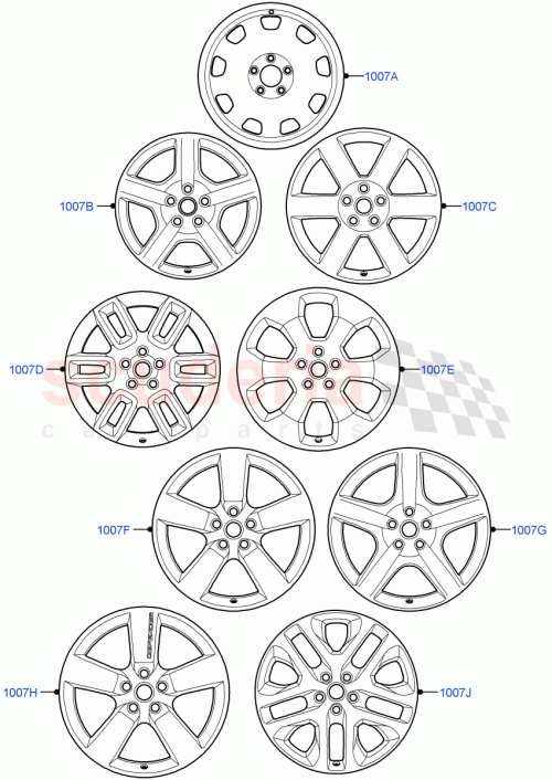 Part Diagram for Land Rover LR133250