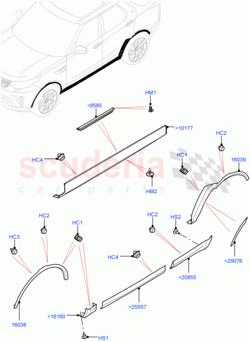 Part Diagram for Land Rover LR082940