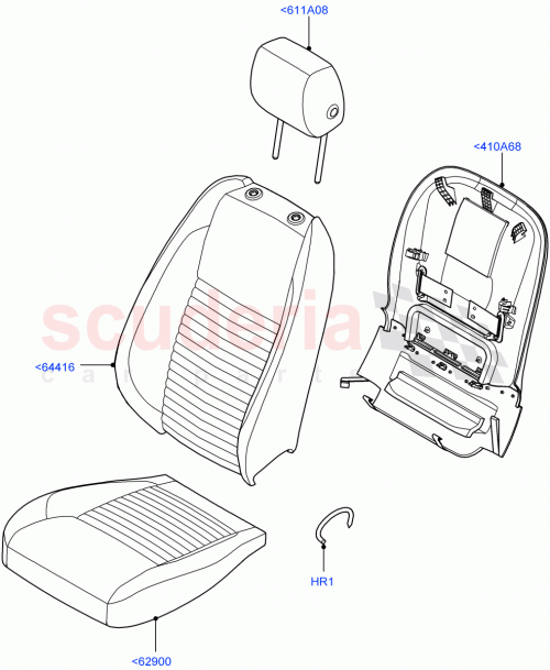 Part Diagram for Land Rover LR150636