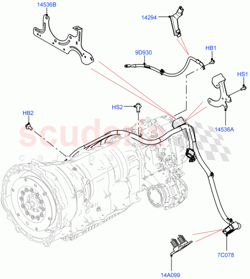 Part Diagram for Land Rover LR141802