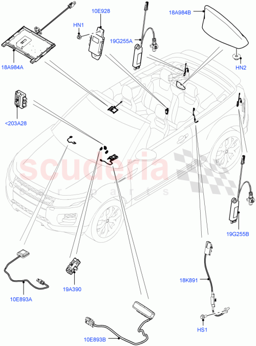 Part Diagram for Land Rover LR070110