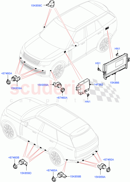 Part Diagram for Land Rover LR151853