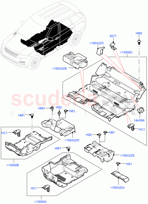 Part Diagram for Land Rover LR056183