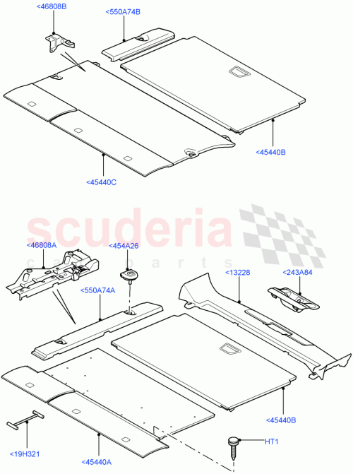 Part Diagram for Land Rover EOZ500060WTK