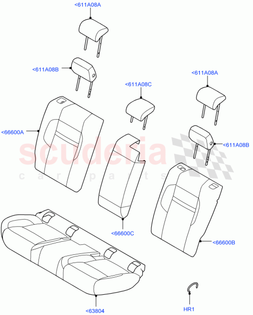 Part Diagram for Land Rover LR115954