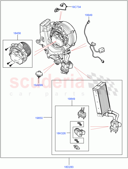 Part Diagram for Land Rover LR130735