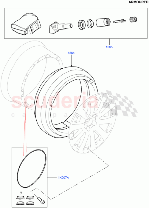 Part Diagram for Land Rover LR092761