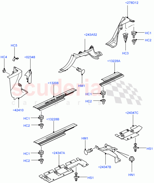 Part Diagram for Land Rover EAP501020