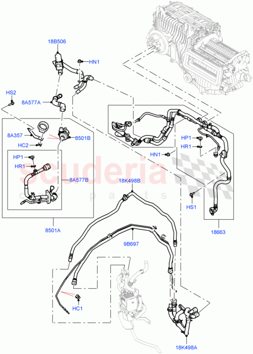 Part Diagram for Land Rover LR153499