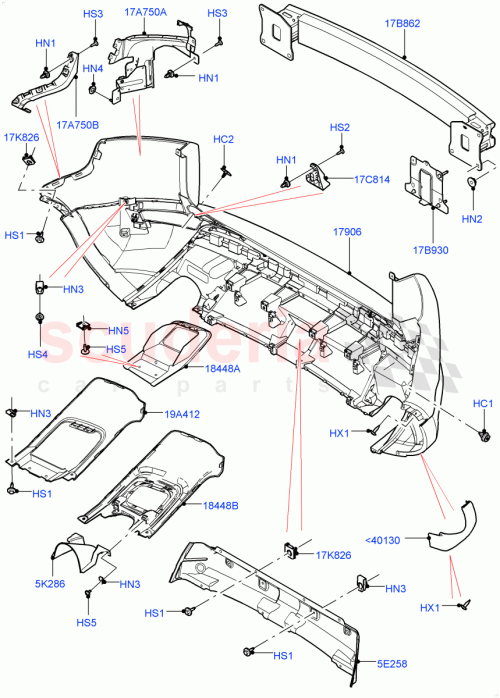 Part Diagram for Land Rover LR112184