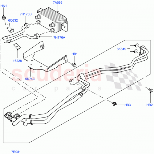 Part Diagram for Land Rover LR020013