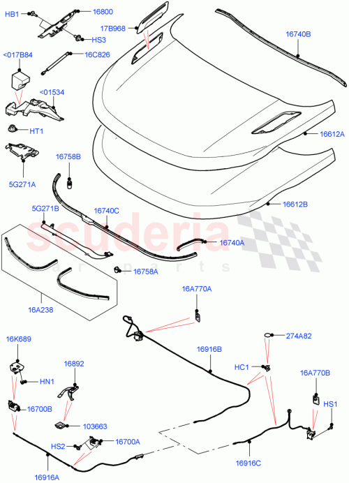 Part Diagram for Land Rover LR138829