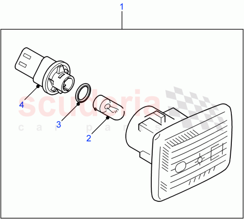 Part Diagram for Land Rover XZQ100210