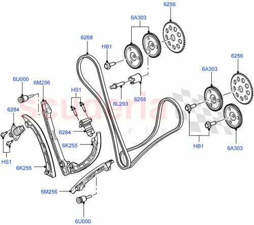 Part Diagram for Land Rover 1418844