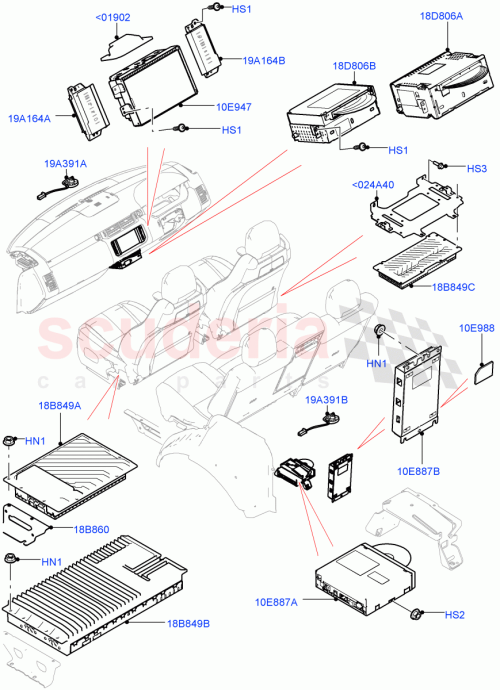 Part Diagram for Land Rover LR125125