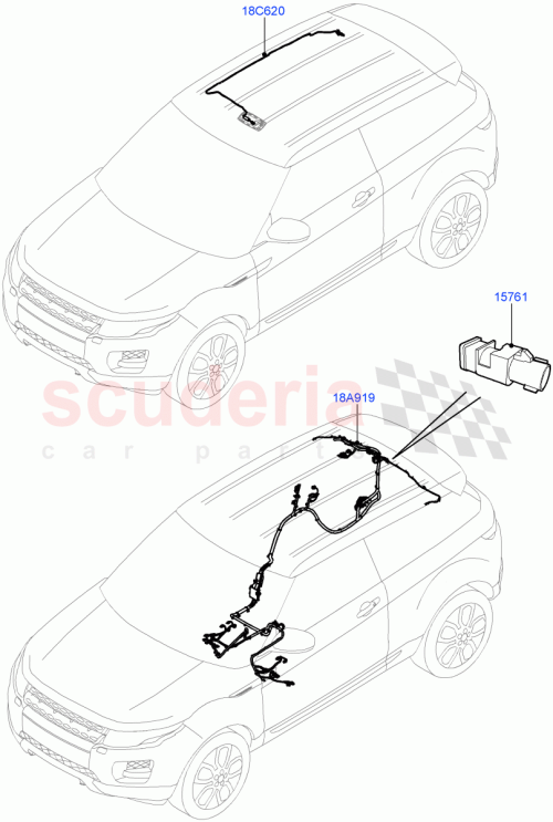 Part Diagram for Land Rover LR055581