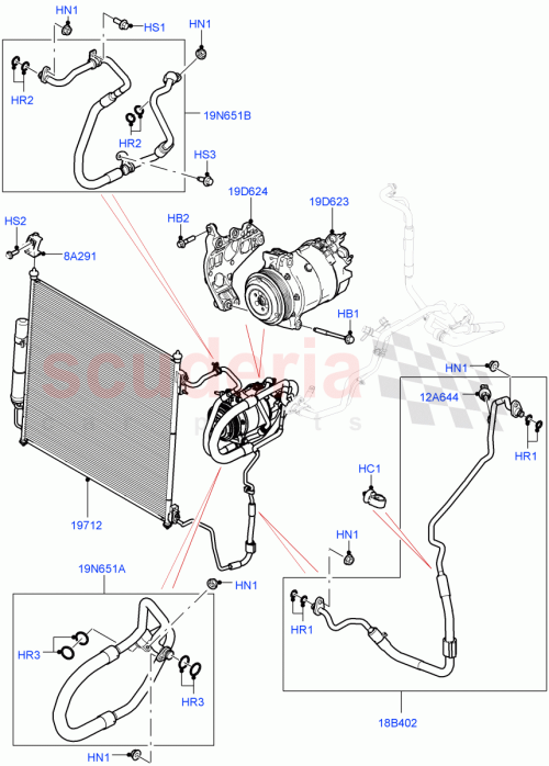 Part Diagram for Land Rover LR131152